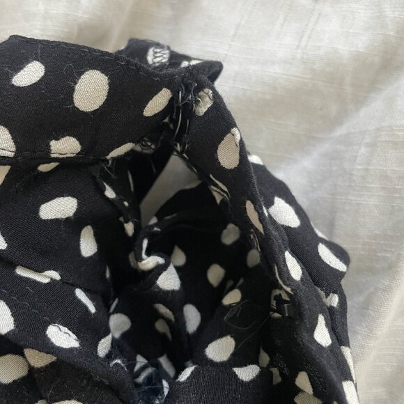 Polka Vintage Straight Midi Classy Work Business Chic Girly Dot Artsy Hip Skirt - Picture 2 of 7